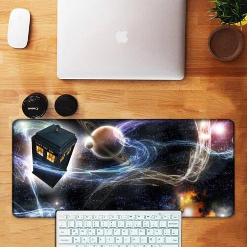 TV Doctor Who Laptop Gaming Mice Mousepad Computer Gaming Mousepad Anti-slip Natural Rubber with Locking Edge Gaming Mouse Mat