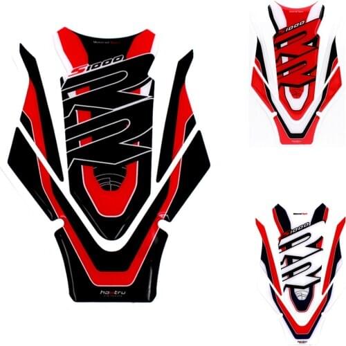 Motorcycle Tank Pad Protector Gel Paint Protection 3D Carbon Fiber Design Fuel Tank Sticker For BMW S1000RR 2019 2020