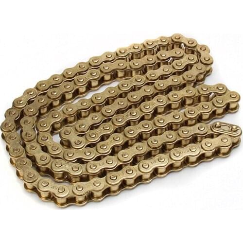 Motorcycle 428 Gold Chain 100L/102/106/108/110L/112L/114L/118L/120L/132L/140L Links for 50cc-150cc ATV Quad Pit Dirt Bike