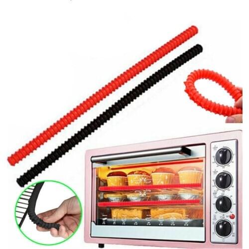 1Pc Oven Shelf Protector Silicone Oven Rack Guard Heat Resistant Insulation Strips