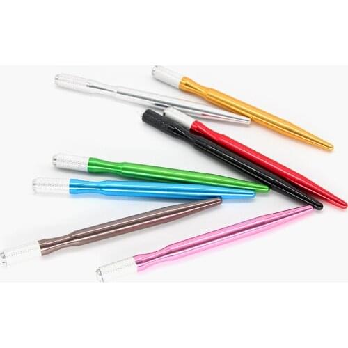 20PCS Black Microblading Pen Single Ended Unique Design with Individually Packaging for Eyebrow Lip Eyeliner