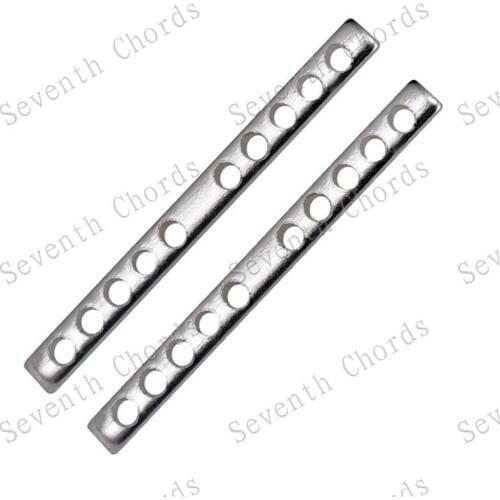 4 Pcs 6 String Humbucker Pickup Metal Spacers for Electric Guitar Pole Spacing 50mm and 52mm for choose guitar accessories