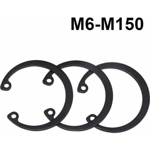 65MN Circlips For Hole Manganese Steel Internal Retaining Ring Snap Lock Clamp Spring M6 M7 M8 M9 M10 M11 M12 M13 M14 M15-M150