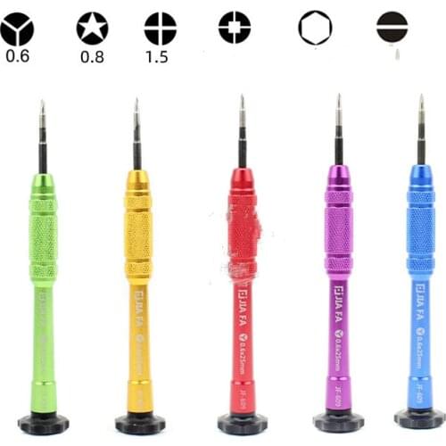 8 In 1 Precision Screwdriver Professional Mobile Phone Repair Tools 0.8 Pentalobe 0.6 Y-Type For iPhone Android Phone Open Tool