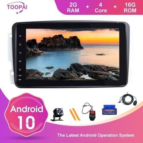 TOOPAI Android 10 For Mercedes Benz CLK W209 Vito W639 Viano Canbus Auto Radio GPS Navigation SWC Car Multimedia Player IPS DSP