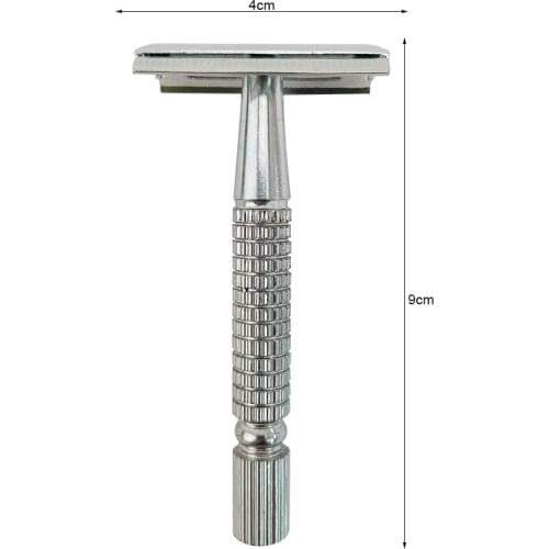 1pc Safety Razor with 5pcs Razor Blades Stainless Steel Shaver Reusable Shaving tools Men/WOmens Shaving Beard Bathroom