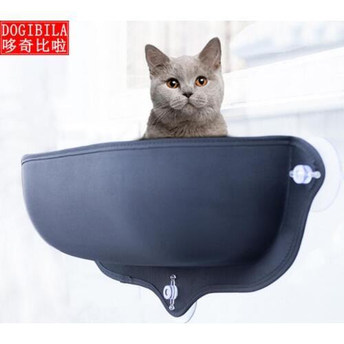 Cat Hammock Bed Window Pod Lounger Suction Cups Warm Bed For Pet Cat Rest House Soft And Comfortable Ferret Cage