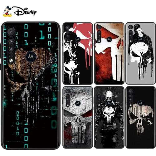 Marvel Punisher For Motorola Edge G Stylus ONE Fusion Marco Hyper G9 G8 E7 E6 Plus PLAY Power Lite Phone Case