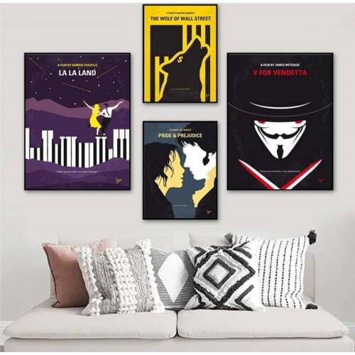 Movie Posters Wall Art Canvas Paintings Modern Home Room Decoration Wall Hanging Pictures