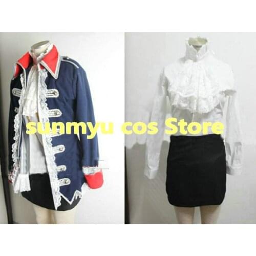 APH Axis Powers Hetalia Prussia Cosplay Costume,Custom Size Halloween Wholesale