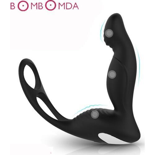 9 Speeds Male Prostate Massager Vibrator Perineum Stimulator Anus Plug Anal Vibrator Butt Plug Sex Toys Masturbator for Men Gay