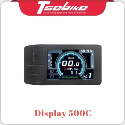 Tongsheng TSDZ 2 Mid Drive Motor LCD Display 500C Colour Screen Display for Electric E Bike Bicycle Conversion Kit