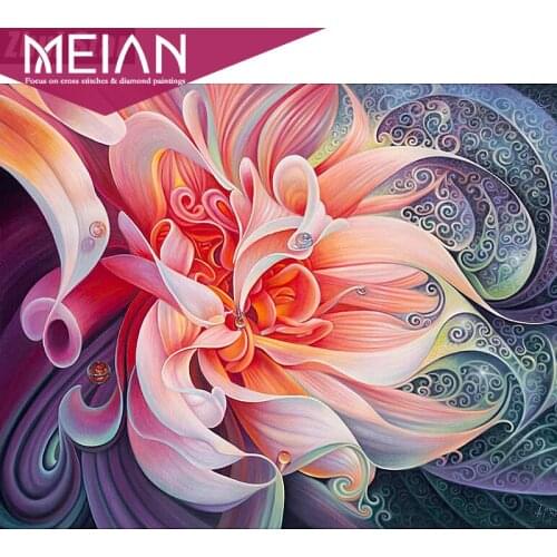 2020 crystal mosaic "peony flower" full embroidery set flower Cross Stitch Mosaic Decor diy crystal diamond painting art gift