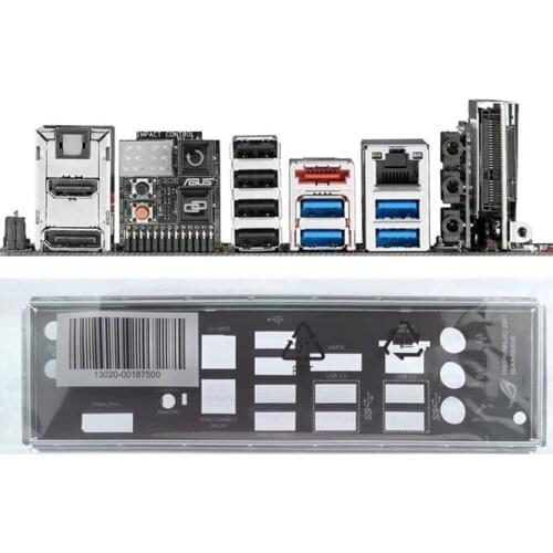 New I/O shield back plate of motherboard for MAXIMUS VI IMPACT just shield backplate Free shipping