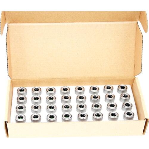 PCP Paintball Quick Disconnect For Air Filling Hose Connection Stainless Steel 32pcs/pack