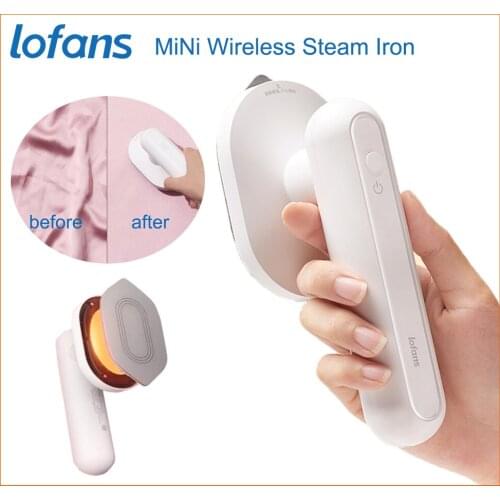 Youpin Lofans Portable Wireless Steam Iron Garment Steamers USB Rechargable lofans home cordless steam iron for clothes Shirt