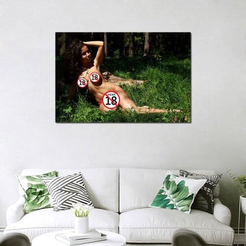 Beautiful Girl Sexy Body Adult Model Posters Canvas Cloth Fabric Print Painting for Home Decor Wall Art Picture