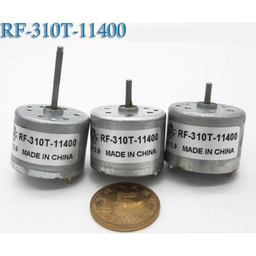 RF-310T-11400 Handheld small fan/hand crank generator motor micro DC motor 3V6V
