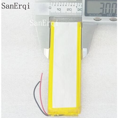SanErqi 2 Lines polymer battery 3.7 v 303090 900mah Lithium polymer MP4 MP5 battery with Protection Board