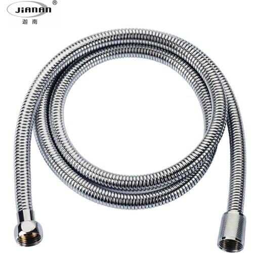 Shower hose explosion-proof metal hose water inlet encryption shower hose 1.5 meters bathroom double buckle pipe water heater