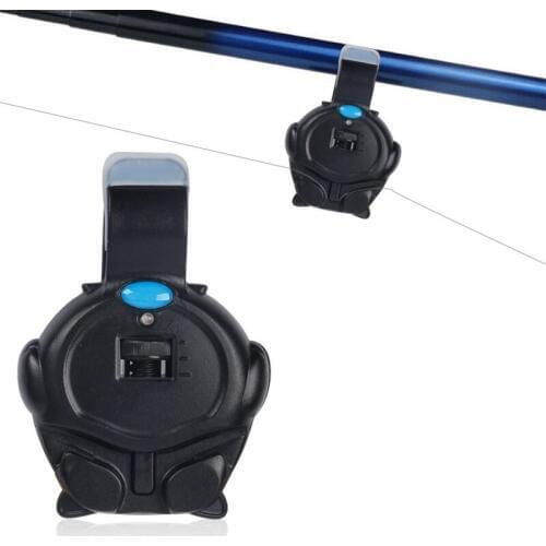 Fish Bite Alarm Electronic Buzzer on Fishing Rod with Loud Siren Daytime Night Indicator with LED Light Fishing Line Gear h