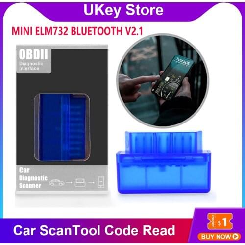 OBD2 ELM732 V2.1 BT Version Scanner Car ScanTool Code Read For Android/PC Mini OBD Tools Support All OBD2 Protocols CAN-BUS