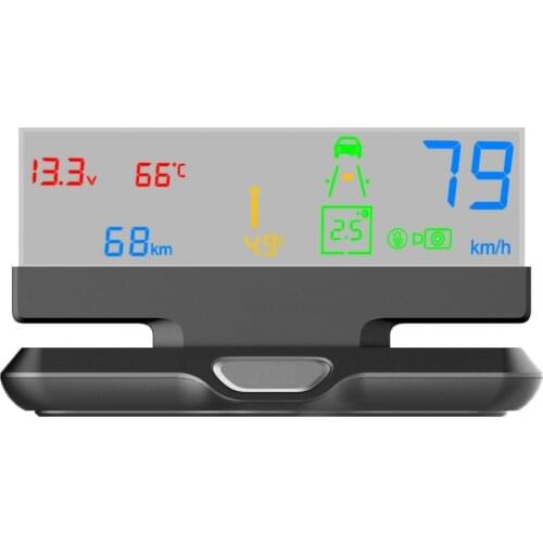 Smart car 4.1 inch mini screen HUD hud display Speed, fuel consumption, TPMS and ADAS