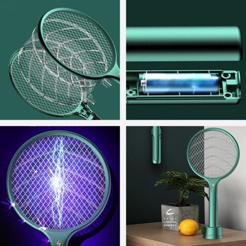 LED Electric Mosquito Killer Trap Efficiently Trap Mosquito Killer With UV Lamp USB Rechargeable Mosquito Swatter Insect Killer