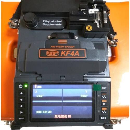 High precious Ilsintech KF4A Fiber Optical Fusion Splicer Enlgish system for FTTH fusion splicing project with fiber tools