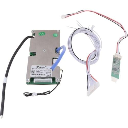 Lithium Battery Protective Board With Bluetooth 14S BMS PCB Mobile Static Current Intelligent 48V Components Smart