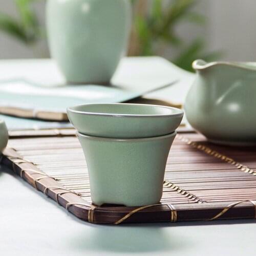 Green Clear Glass Ceramic Tea Strainer Filter Tea Infuser Tea Set Tea Leak Teapot Loose Kung Fu Tea Leaf Spice Teaware