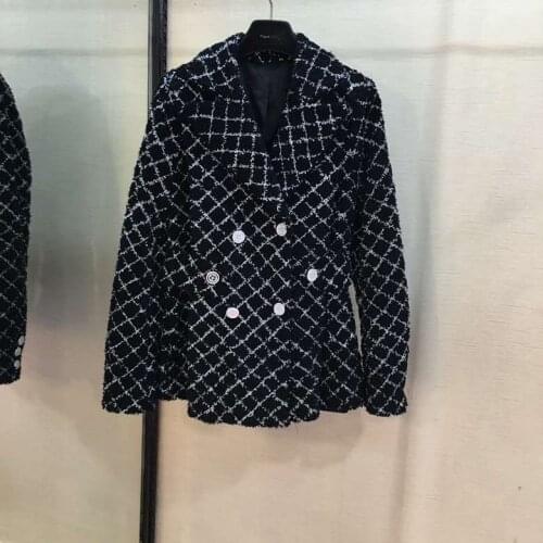 High Quality Jacket Women 2019 Runway Fashion Long Sleeve Women Outfit with 100% Silk Lining