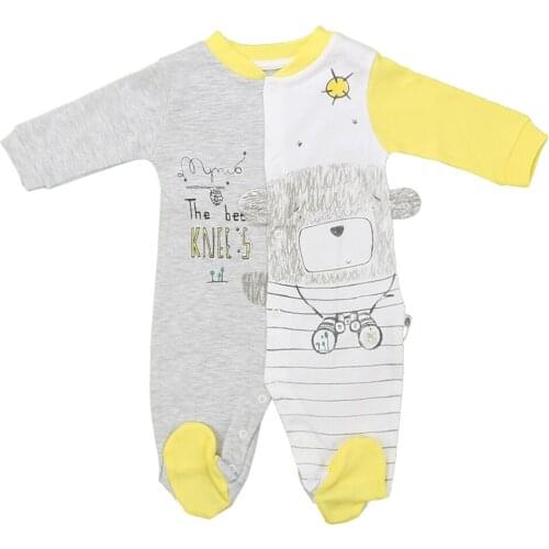 %100 Cotton baby jumpsuit, comfortable and soft clothes baby bodysuits unisex