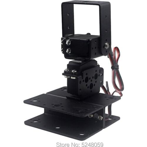 2 Degrees Of Freedom Standard Steering Gear Bracket Accessories Ptz Diy Robotic Arm For Mg995/996 Steering Gear