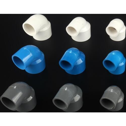 3pcs 20/25/32mm PVC Reducing Elbow Connectors Garden Irrigation Water Pipe Fittings Hose Repair PVC 90 Degree Elbow
