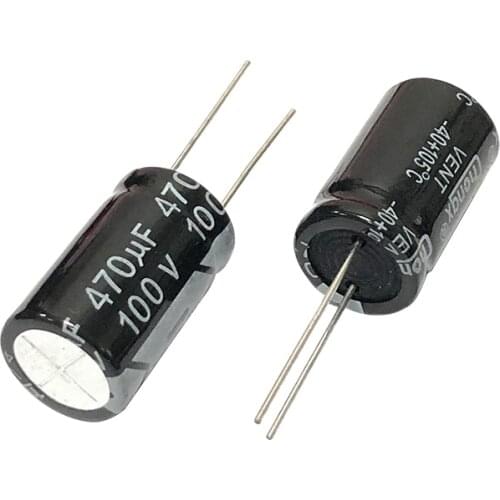 100V470UF volume 16x25mm Aluminum electrolytic capacitors 100V470UF 5pcs