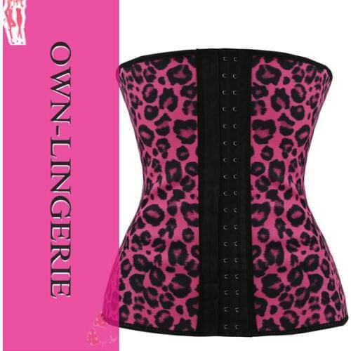 Free shipping steel bones latex waist cincher,latex corset with 3hook 13colours for choose