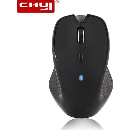 CHYI Ergonomic Wireless Bluetooth Mouse 1600DPI Optical Gaming Mice 6 Buttons BT Computer Mouse With Bluetooth CSR 4.0 Adapter