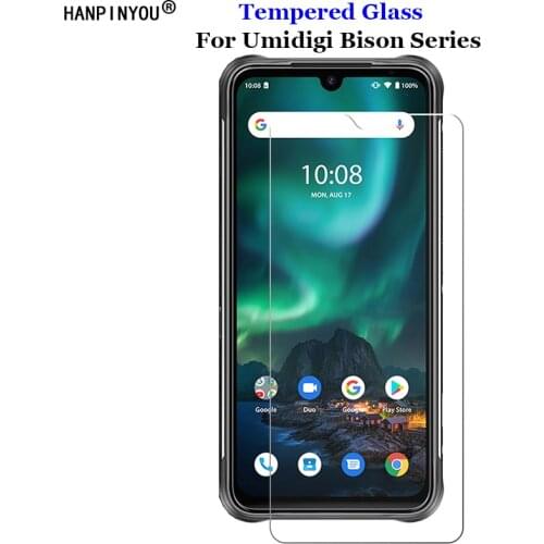 For Umidigi Bison / 2021 Tempered Glass 9H 2.5D Premium Screen Protector Film For Umidigi Bison 6.3"