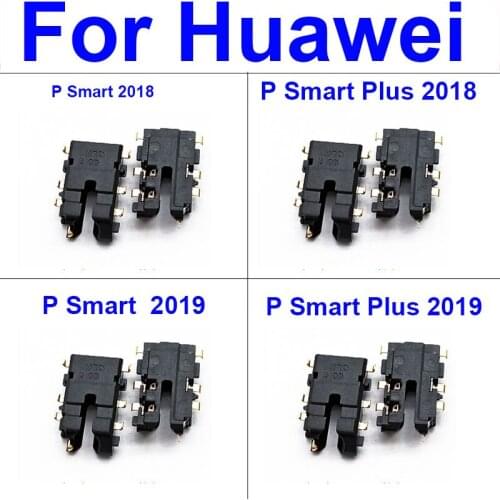 Audio Jack Flex Ribbon For Huawei P Smart Plus 2018 2019 Headphone Earphone Port Module Flex Cable Repair Replacement Parts