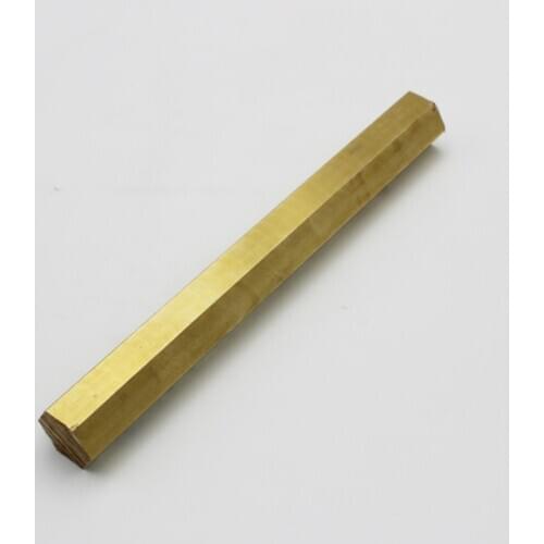 H59 Hexagonal Brass Rod Solid Hexagonal Bar size 4/5/6/8/9/10-65MM Knife Mosaic pins Mosaic rivet
