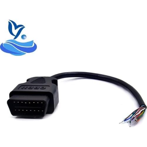 OBD2 16Pin Female Extension Opening Cable Car Diagnostic Interface Connector OBD II Female Converter OBD2 Male Cable