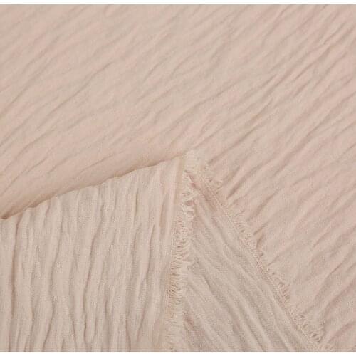 2021 Newest Bubble Chiffion Plain Color Ripple Chiffion Cloth Womens Summer Chiffion Cloth Fabric