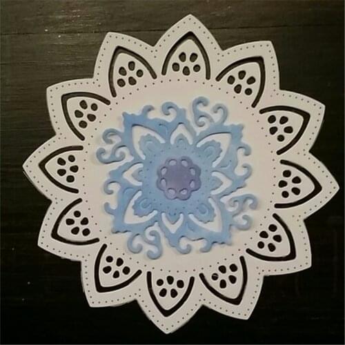 New Flower Doily Metal Cutting Dies Stencils for DIY Scrapbooking/photo album Decorative Embossing DIY Paper Cards