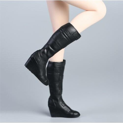 NRTOYS NR32 1/6 Female High Heels Black Boots with Electric Baton Model Fit 12'' Action Figure Body