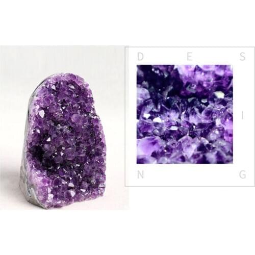 DIY Natural Druzy Gem Resin Mold Quartz Rock Cluster Pendant Mold Resin Jewelry F3MD