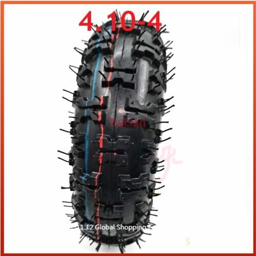 4.10-4 tire and inner tube are suitable for ATV 4WD kart 47cc 49cc 4.10-4 tire hub rim