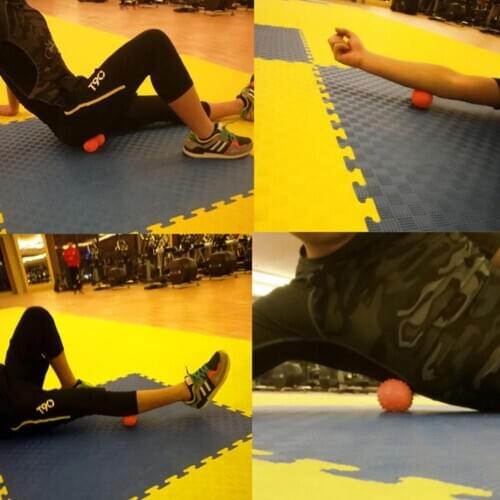 Spike Silicone Massage Ball Yoga Roller Body Massager Back Trigger Pain Reliever Training Grip Ball Portable Physiotherapy Ball