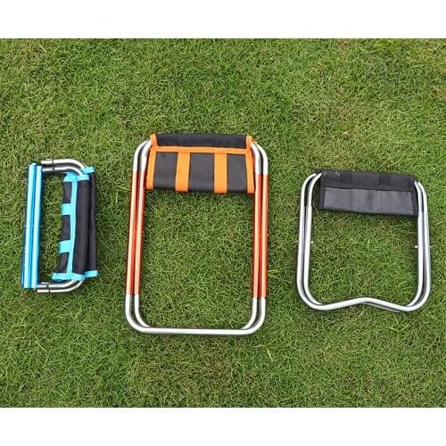 Folding Fishing Chair Lightweight Picnic Camping Chair Foldable Aluminium Cloth Outdoor Portable Easy To Carry Outdoor Furniture