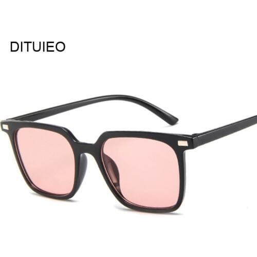 Square Small Sunglasses Women Fashion Sun Glasses Lady Brand Designer Vintage Black Pink Shades Gafas Oculos De Sol UV400